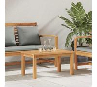 VidaXL Table basse de jardin en teck massif marron - 70 x 40 x 36 cm