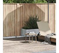 vidaXL Table basse de jardin rectangulaire beige 40x40x37 cm rotin