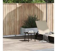 VidaXL Table basse de jardin rectangulaire gris 40x40x37 cm rotin vidaXL