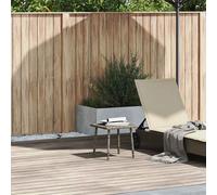 VidaXL Table basse de jardin rectangulaire gris 40x40x37 cm rotin vidaXL