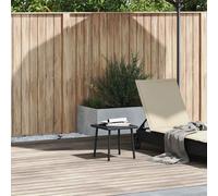 VidaXL Table basse de jardin rectangulaire gris 40x40x37 cm rotin vidaXL