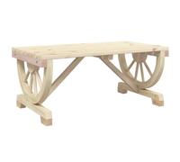 vidaXL Table basse de jardin 90x50x40 cm en bois massif de sapin