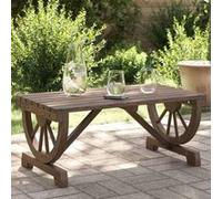 vidaXL Table basse de jardin 90x50x40 cm bois de sapin massif 365108