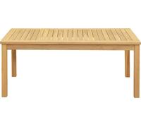vidaXL Table basse en bois d'acacia clair 110 x 60 x 45 cm