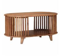 vidaXL Table basse faite main Marron Teck 85 x 50 x 40 cm 42020057