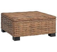 vidaXL Table basse GENDT, rotin naturel, 67 x 60 x 30 cm