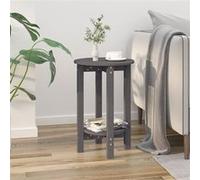 VidaXL Table Basse Gris Bois de Pin
