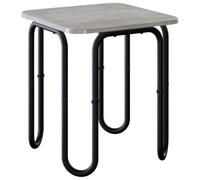 vidaXL Table Basse Gris béton 40 x 40 x 45 cm Bois d'ingénierie