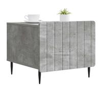 vidaXL Table Basse Gris béton 49 x 50 x 42 cm Bois d'ingénierie, Table de café Vintage élégante, Design rectangulaire, Rangement à Deux Niveaux, Accent Tendance pour Votre Salon