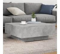 vidaXL Table Basse Gris Béton