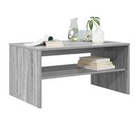 vidaXL Table Basse Gris Sonoma 80 x 50 x 40 cm Bois d'ingénierie