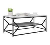 vidaXL Table Basse Gris Sonoma 90 x 50 x 40 cm, Table Basse Rectangle, Mobilier Durable, Moderne, Élément Central Chic pour Votre Salon