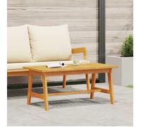 Table basse marron en bois d'acacia massif Lumarko !