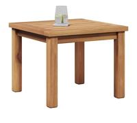 vidaXL Table Basse Marron 45 x 45 x 36 cm Bois de Teck Massif