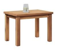 vidaXL Table basse Lumarko - Bois de teck massif Marron 50 x 35 x 36 cm