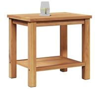 Table basse marron 50 X 35 X 45 Cm Teck massif Lumarko !