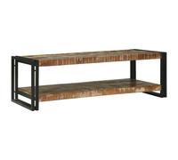 vidaXL Table Basse Multicolore 120x50x38 cm Bois Massif Récupéré