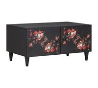 vidaXL Table basse Multicolore 80 x 50 x 40 cm Bois de mangue massif