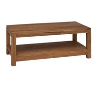 vidaXL Table basse Naturel 100 x 50 x 40 cm Bois de teck massif 42024252