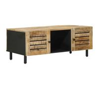 vidaXL Table Basse Naturel 100 x 54 x 40 cm Bois de Mangue Massif, Salon, Table Basse Moderne, Rectangulaire en Bois de Mangue, Décor Fonctionnel, Surface Chic