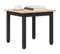 vidaXL Table Basse Naturel 40 x 40 x 36 cm Bois de pin Massif, Table de Salle à Manger, Table Basse contemporaine, Surface en Bois de pin Durable, Design Chic et Minimaliste