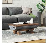 vidaXL Table basse Naturel 90 x 50 x 35 cm bois