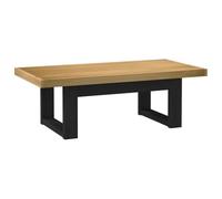 vidaXL Table basse NOAIN en pin massif pieds en U 120x60x40 cm
