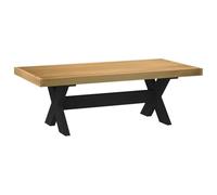 vidaXL Table basse NOAIN Pieds en forme de X 120x60x40 cm pin massif