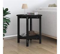 vidaXL Table basse Noir Ø 55x60 cm