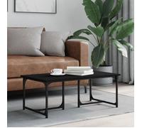 vidaXL Table basse Noir