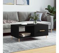 vidaXL Table basse noir 90x50x40 cm