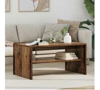 VIDAXL Table basse rectangulaire bois d'ingénierie 80 x 50 x 40 cm - Bois ancien