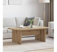 VIDAXL Table basse rectangulaire chêne (bois d'ingénierie) 93 x 53 x 33 cm - Marron