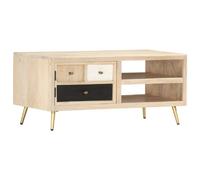 VIDAXL Table basse rétro - Manguier