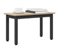 vidaXL Table Basse Sonoma 60 x 30 x 36 cm Bois d'ingénierie, Table de Salon, café Moderne avec Cadre en métal, Accent Minimaliste, Chic rectangulaire pour déco