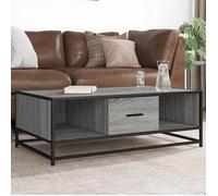 vidaXL Table basse Sonoma gris 100x57x35 cm bois d'ingénierie et métal 848762