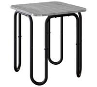 vidaXL Table Basse Sonoma Gris 40 x 40 x 45 cm Bois d'ingénierie