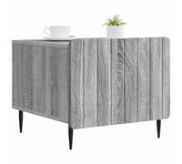 vidaXL Table Basse Sonoma Gris 49 x 50 x 42 cm Bois d'ingénierie, Table de café Vintage élégante, Design rectangulaire, Rangement à Deux Niveaux, Accent Tendance pour Votre Salon