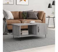 vidaXL Table basse sonoma gris 90x50x40