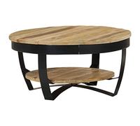 vidaXL Table Basse Table d'Appoint Canapé Salon Maison Bois Massif de Manguier