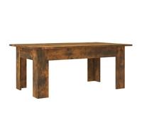 vidaXL Table Basse Table d'Appoint Rangement Table Centrale Bout de Canapé Salon Salle de Séjour Intérieur Chêne Fumé 100x60x42 cm Bois d'Ingénierie
