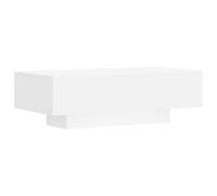 vidaXL Table Basse, Table d'Appoint Rectangulaire, Bout de Canapé, Meuble de Salon Salle de Séjour Intérieur, Moderne, Blanc Bois d'Ingénierie