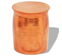 VidaXL Table Basse/Tabouret Martelé - Laiton/Cuivre