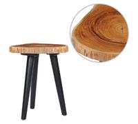 vidaXL Table Basse - Teck/Manguier