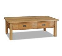 vidaXL Table basse teck massif 100x60x35 cm 244483