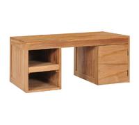 vidaXL Table basse - Teck massif 90x50x40 cm