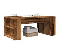 vidaXL Table basse vieux bois 102x55x42 cm bois d'ingénierie, table d'appoint, table de salon, table latérale, bout de 856024