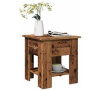 vidaXL Table basse Vieux bois 40x40x42 cm, bois d'ingénierie, table d'appoint – 856798 Marron G