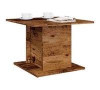 vidaXL Table basse vieux bois 55,5x55,5x40 cm bois d'ingénierie, table d'appoint, table de salon, table latérale, bout de 856808 Marron G