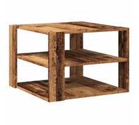 Table basse vieux bois 58x58x40 cm bois d ingénierie G
